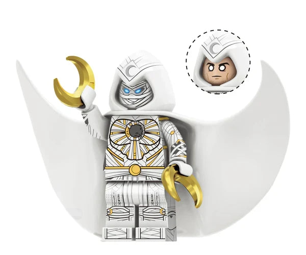 Marvel Lego Custom Minifigure - Moon Knight White