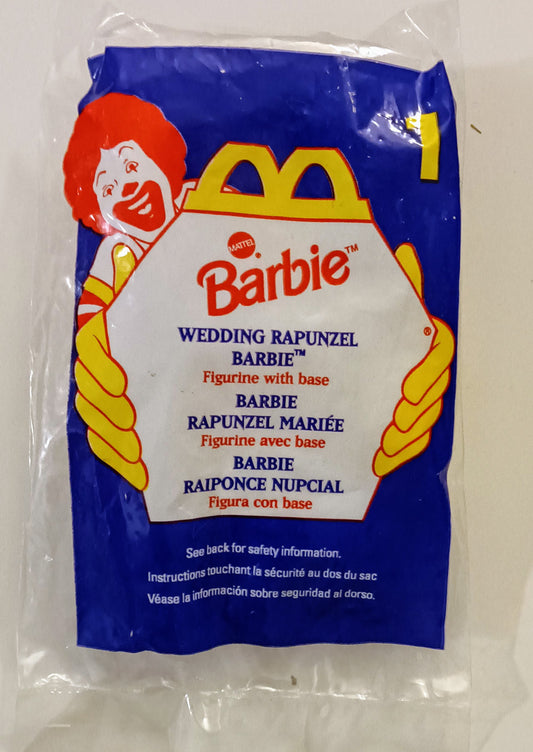 Barbie Happy Meal toy - Wedding Rapunzel Barbie (Bagged)