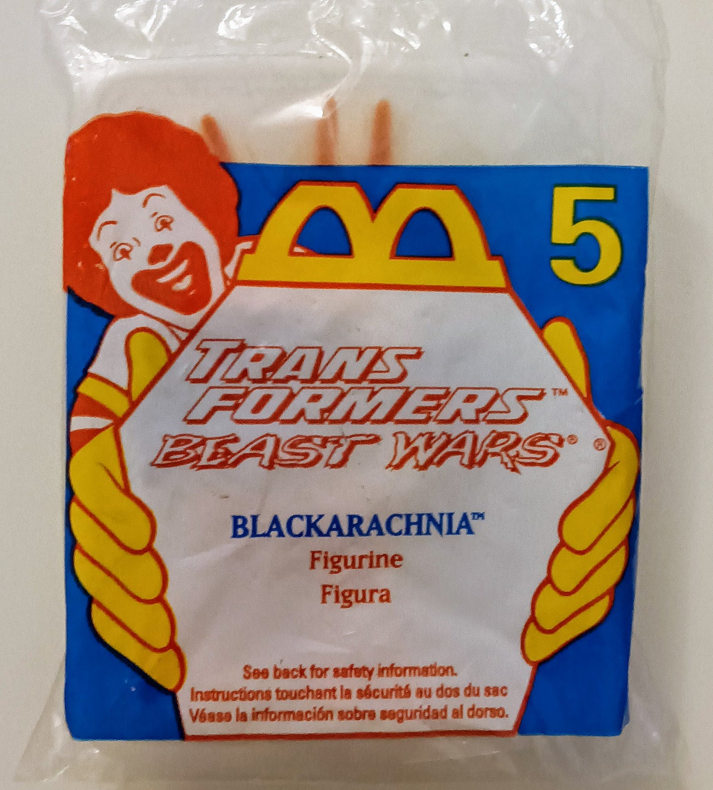 Transformers Happy Meal toy - Blackarachnia (Bagged)