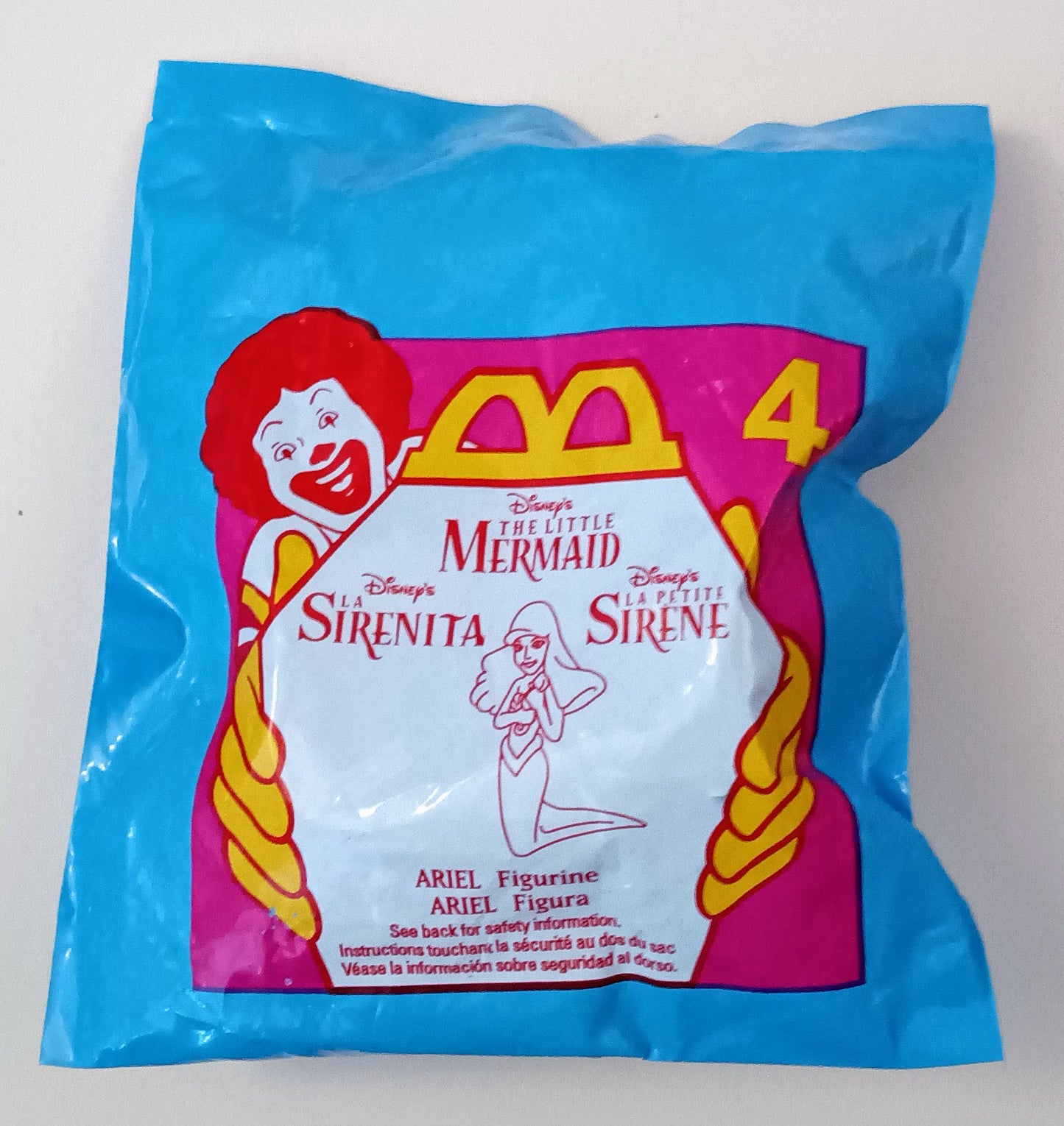 Disney Happy Meal toy - Ariel from The Little Mermaid (Bagged)