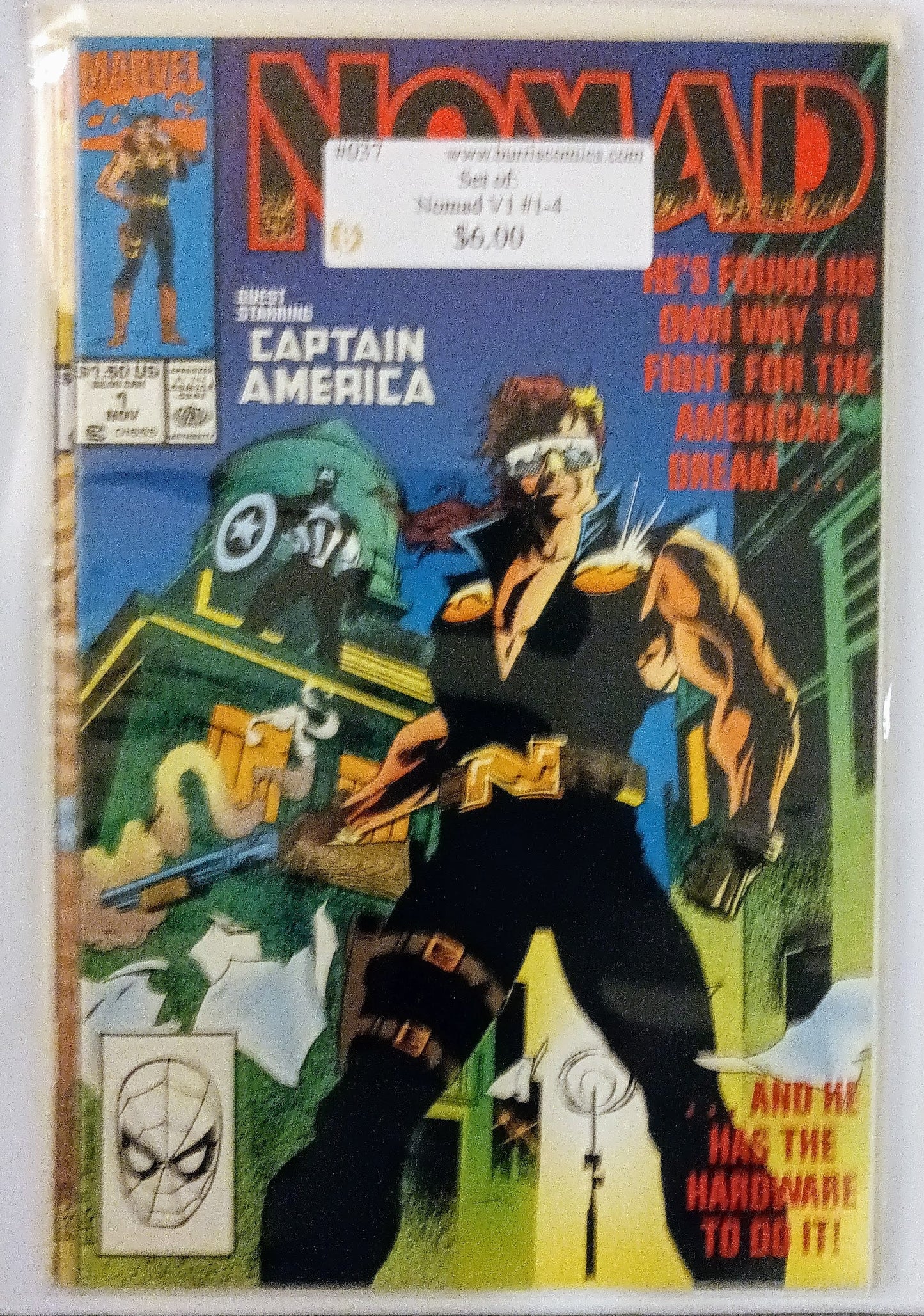 Comic Book Set: Nomad V1 #1-4, Marvel Comics