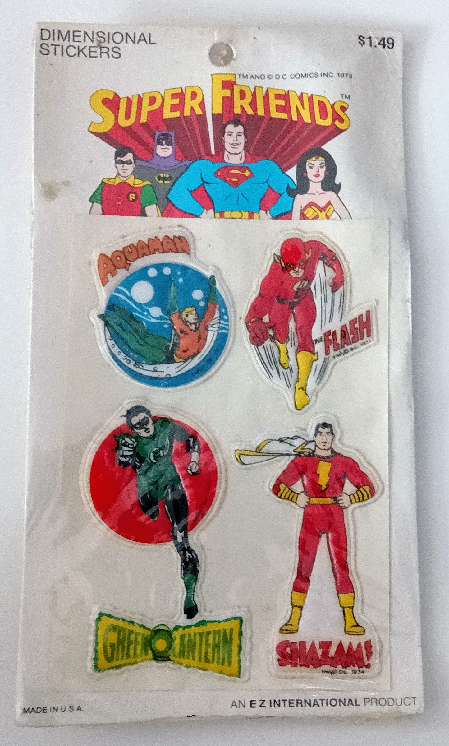 DC Super Friends Dimensional Stickers