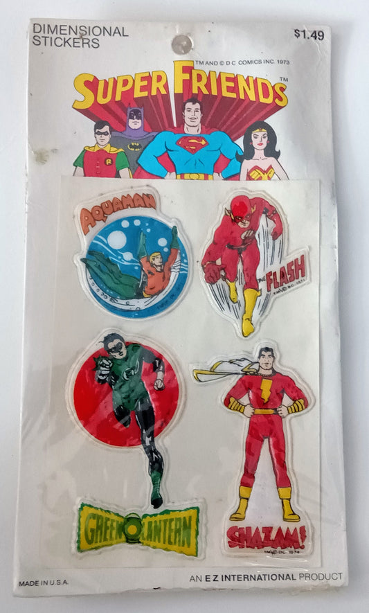DC Super Friends Dimensional Stickers
