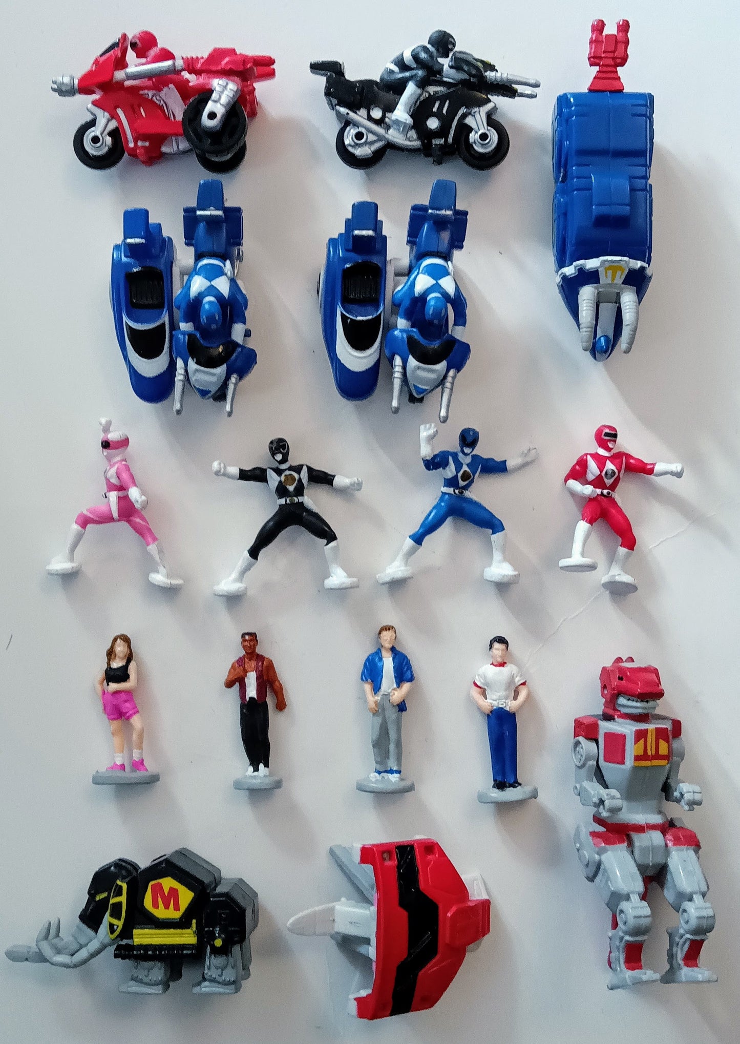 Power Rangers Micro Machines Figures set