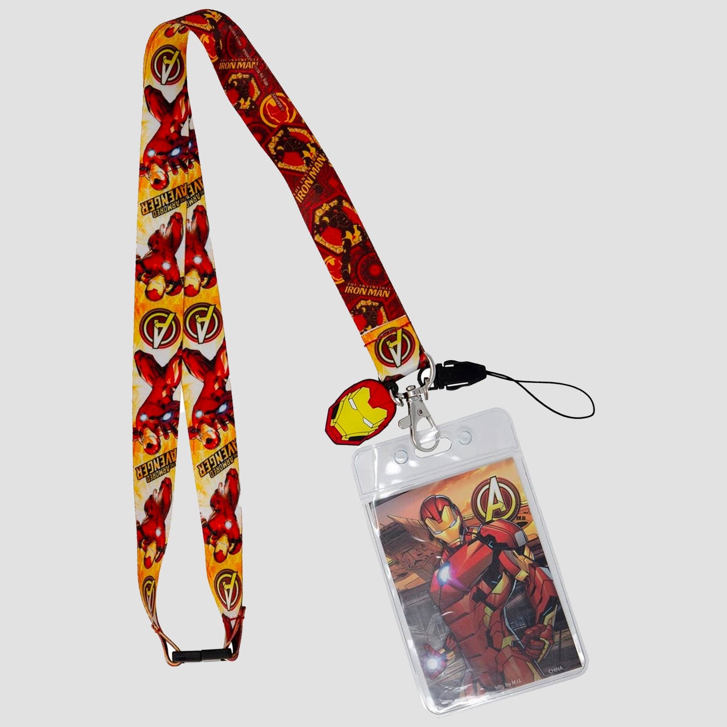 Marvel Iron Man Double-Sided Breakaway Lanyard