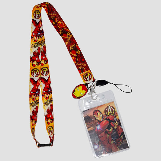 Marvel Iron Man Double-Sided Breakaway Lanyard
