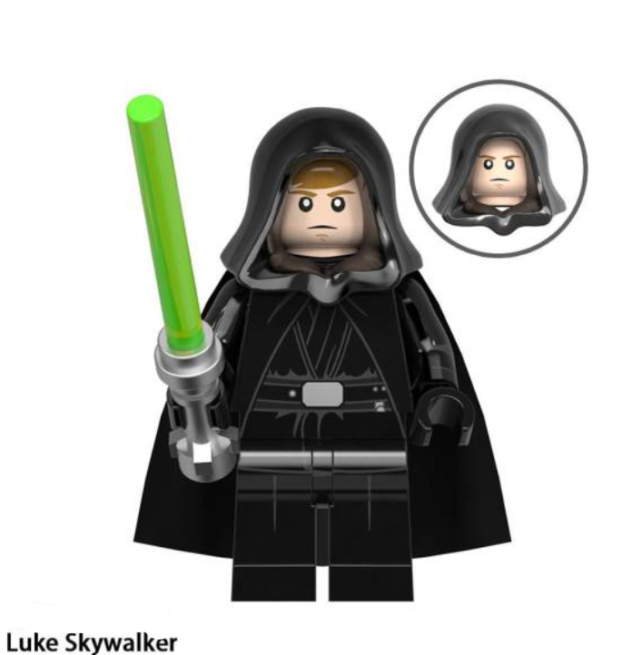 Star Wars Lego Custom Minifigure - Luke Skywalker (Return of the Jedi)