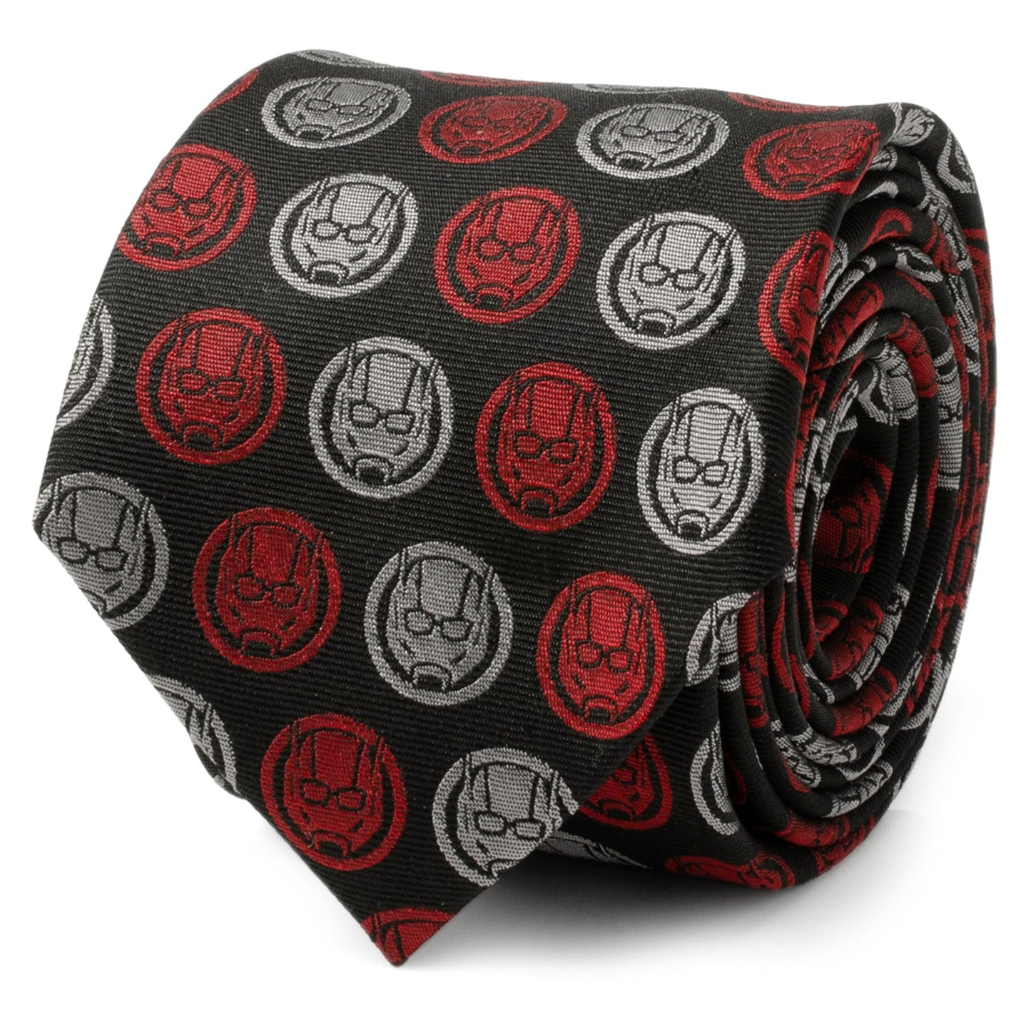 Marvel Ant-Man Red and Gray Charcoal Tie
