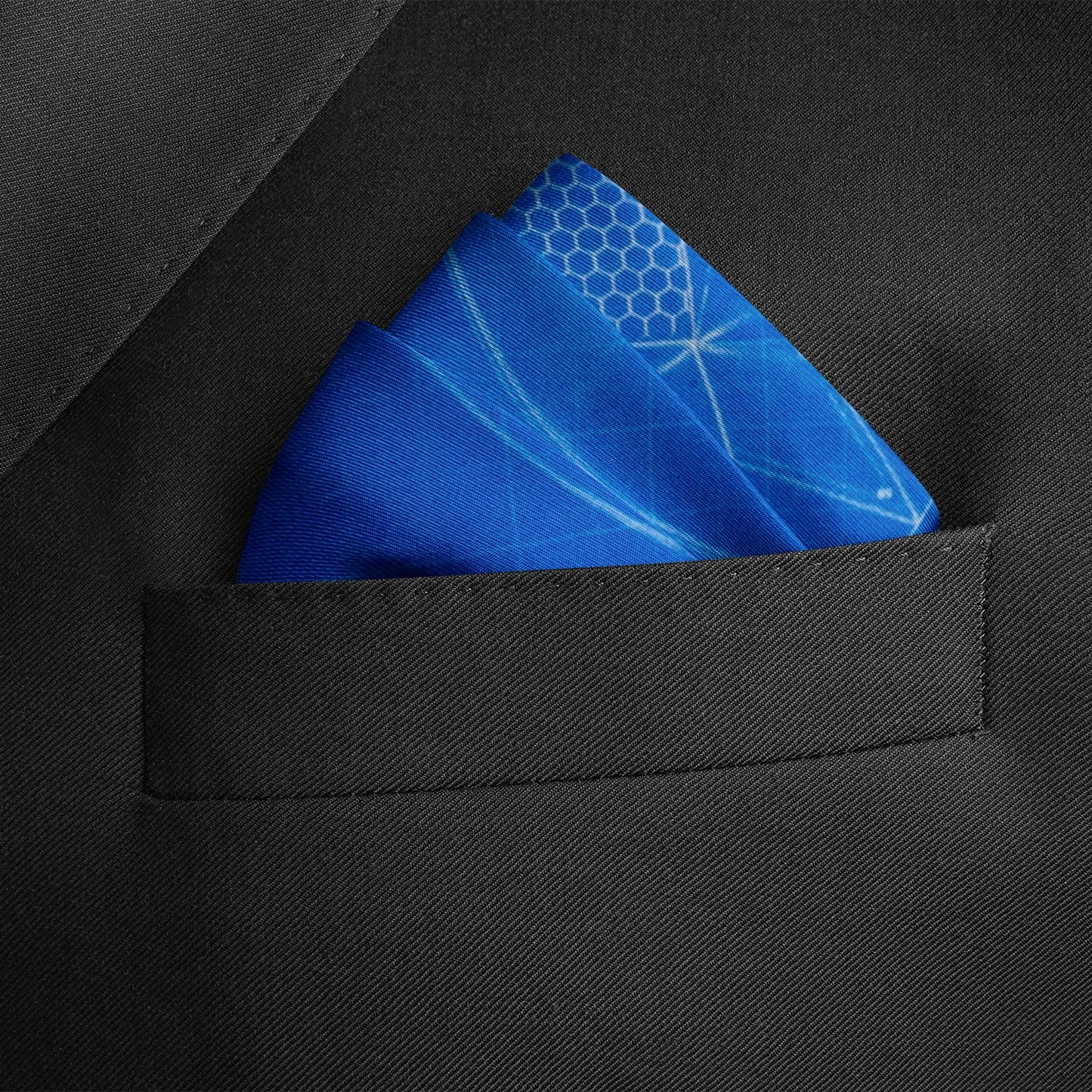 Marvel Captain America Shield Blueprint Pocket Square