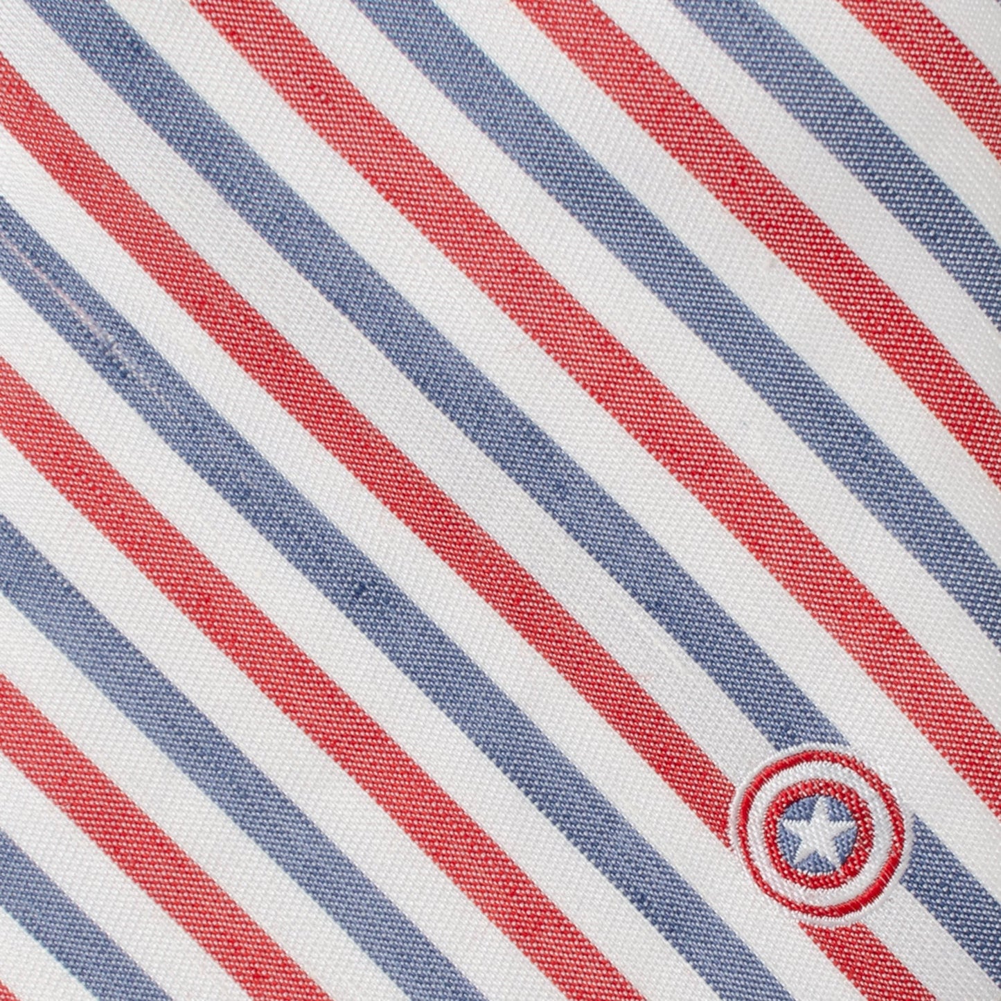 Marvel Captain America Striped White Men's Tie