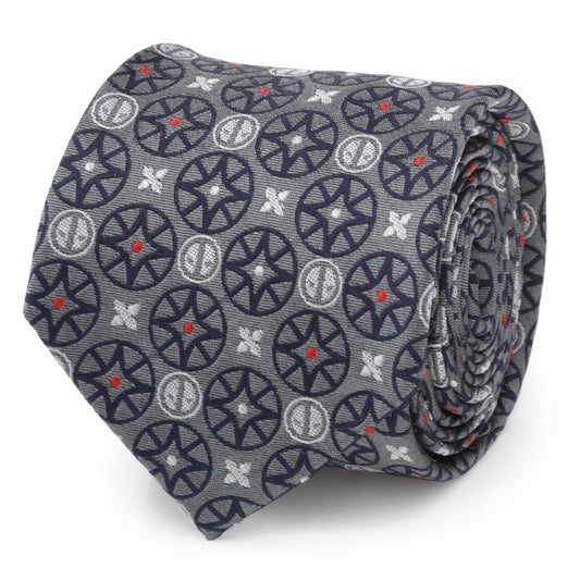 Marvel Deadpool Gray Men's Tie