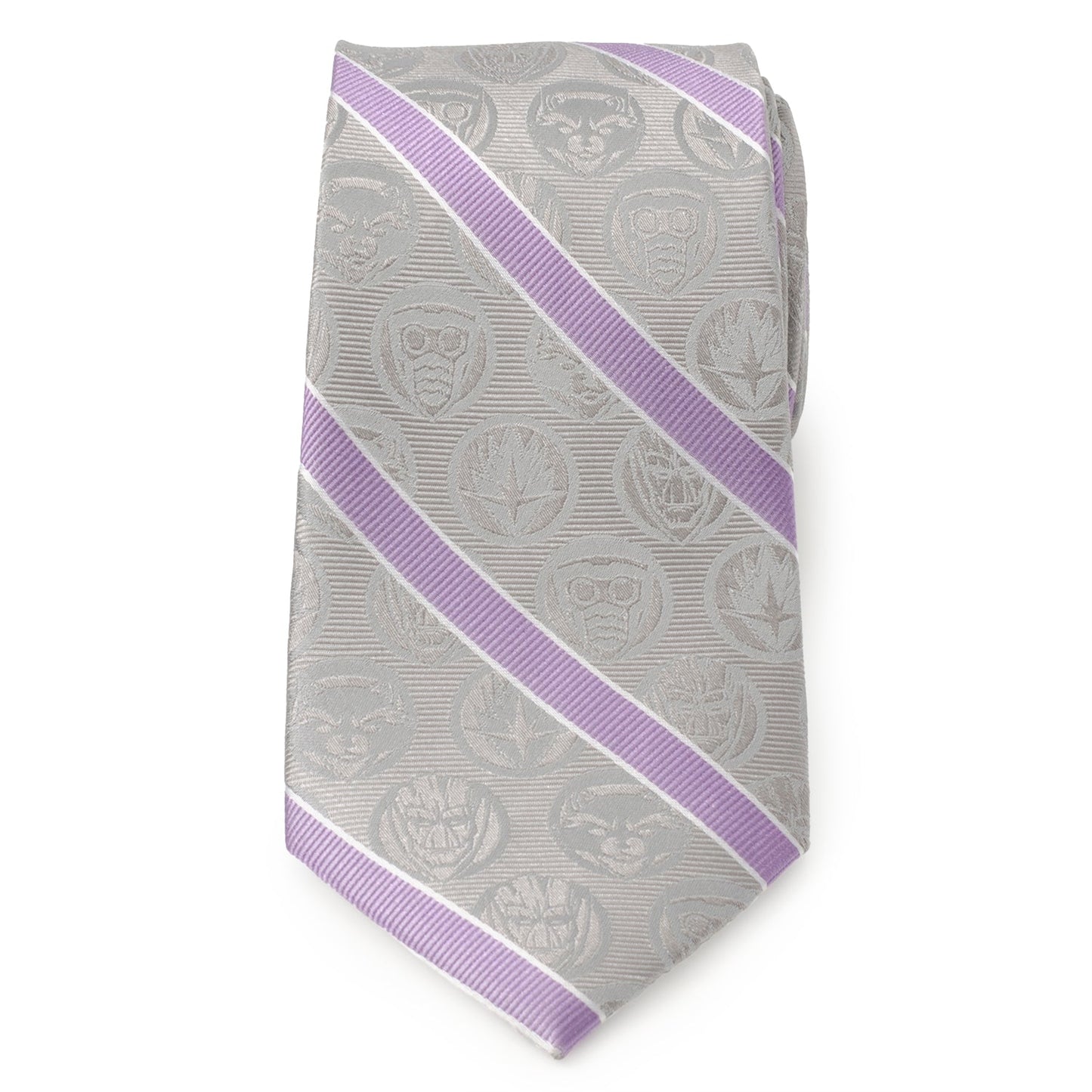 Marvel Guardians of the Galaxy Gray Stripe Tie