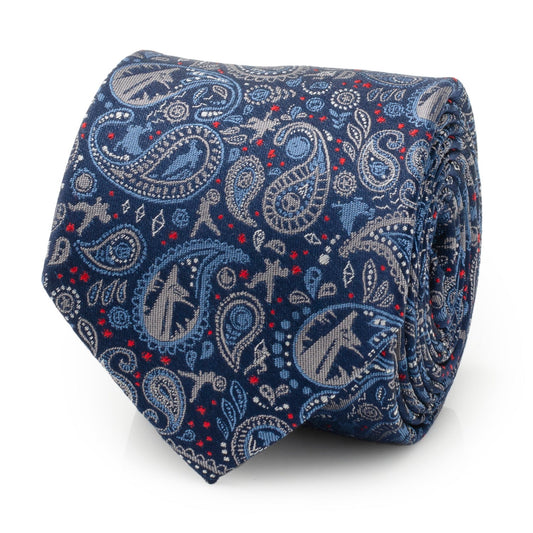Marvel Avengers Blue Multi Paisley Men's Tie