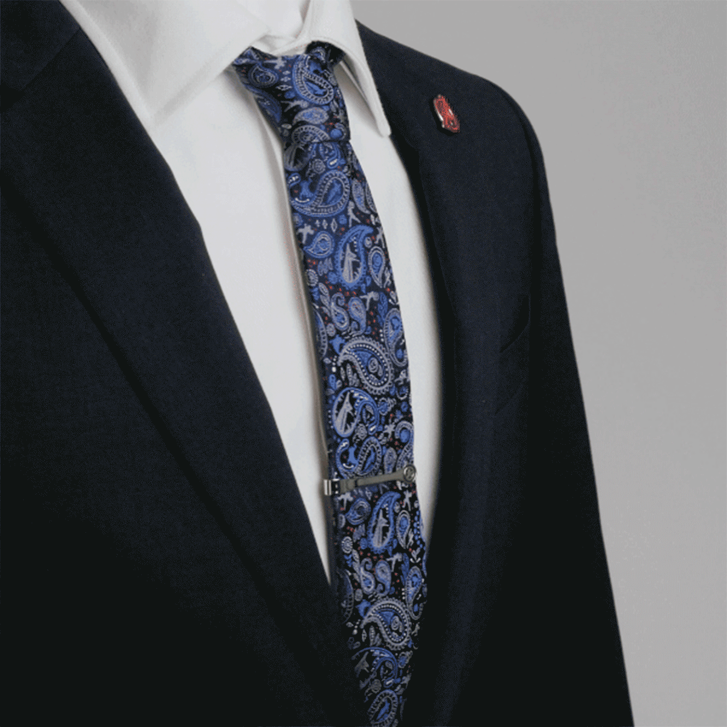 Marvel Avengers Blue Multi Paisley Men's Tie