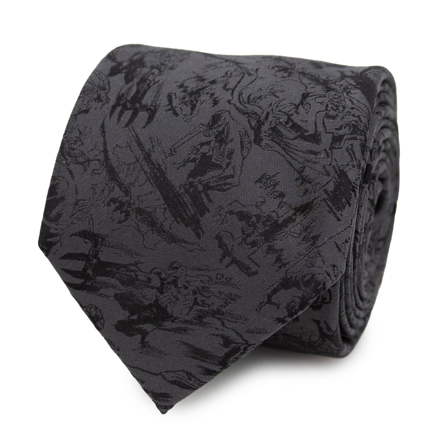Marvel Venom Dark Gray Action Men's Tie