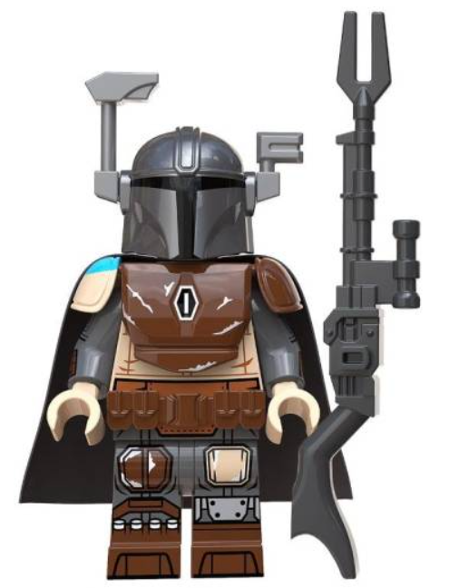 Star Wars Lego Custom Minifigure - Din Djarin (Tribe Warrior)