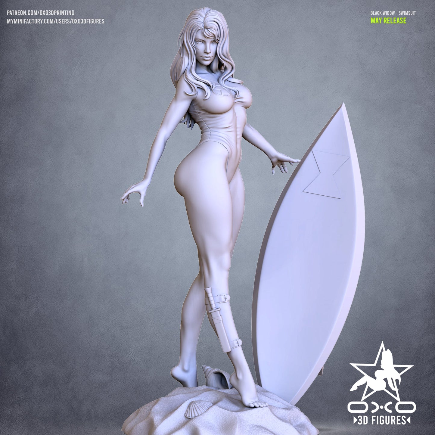 Marvel Comics Statue - Black Widow Swimsuit Edition (1:10 Scale, NSFW)