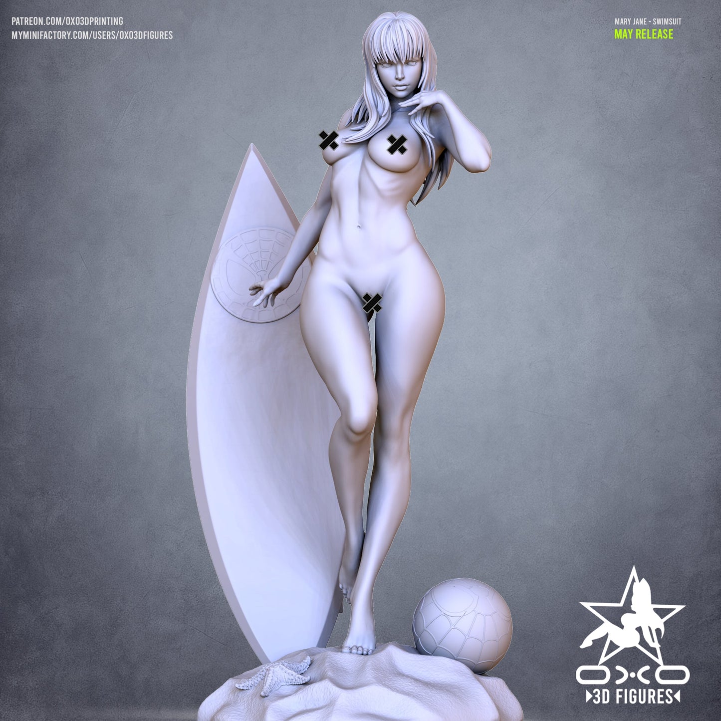 Marvel Comics Statue - Mary Jane Swimsuit Edition (1:10 Scale, NSFW)