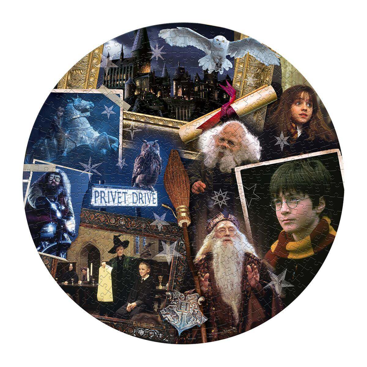 Harry Potter Puzzle - Philosopher’s Stone 500 Piece Round Jigsaw Puzzle Top Trumps