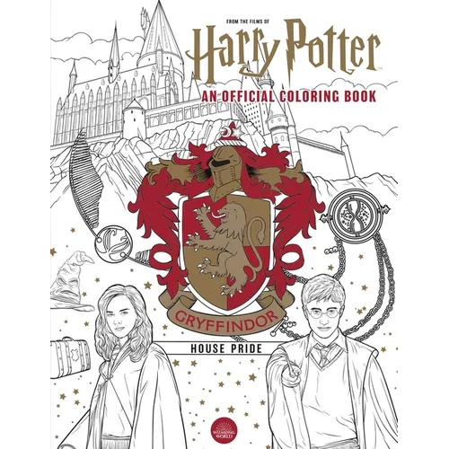 Harry Potter Paperback Book - Gryffindor House Pride: The Official Coloring Book