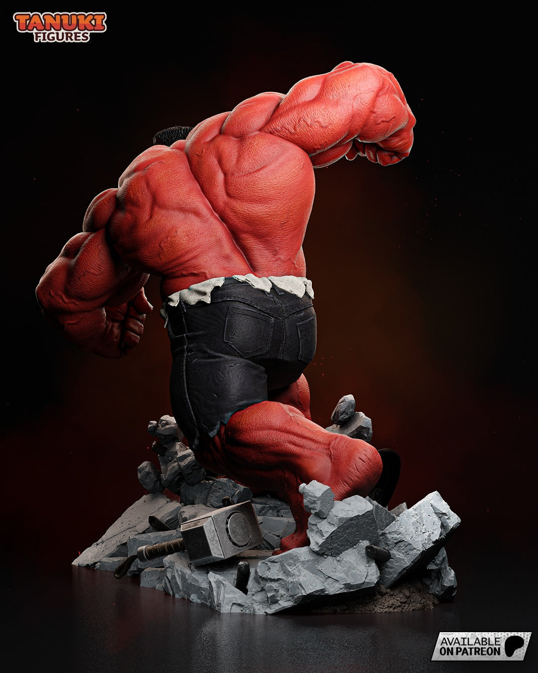 Marvel Comics Statue - Red Hulk (1:6 Scale & Bust)
