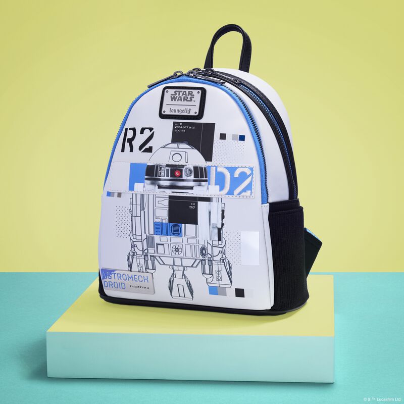 Star Wars: The Power of the Force R2-D2 Astromech Droid Light Up Mini Backpack by Loungefly