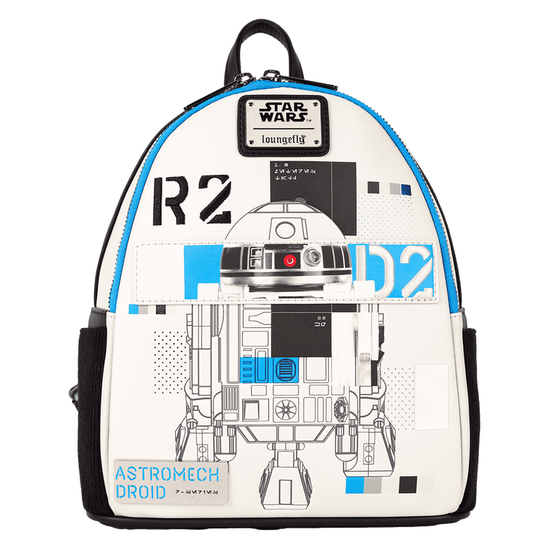Star Wars: The Power of the Force R2-D2 Astromech Droid Light Up Mini Backpack by Loungefly
