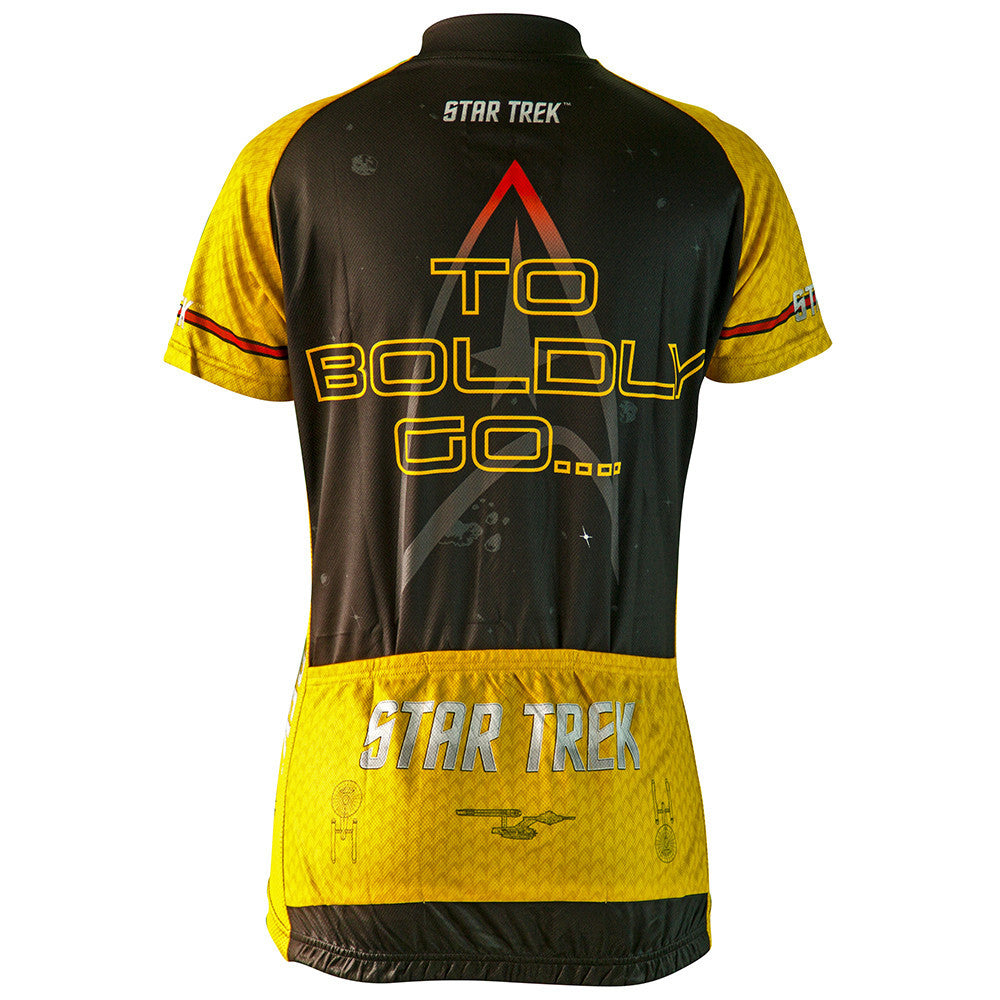 Star Trek Command Gold Women's Cycling Jersey