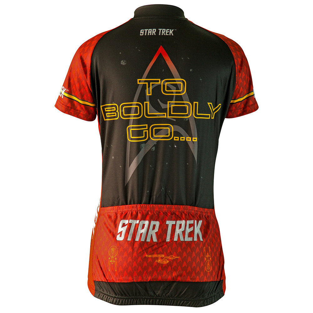 Star Trek Women's Engineering Red Cycling Jersey