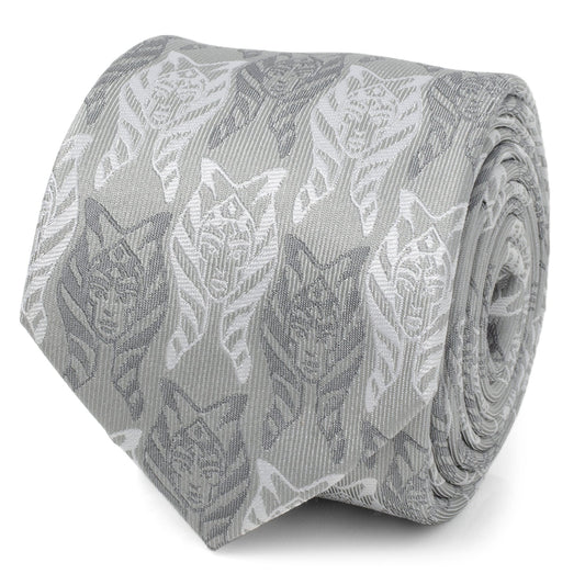 Star Wars Ahsoka Gray Men's Tie