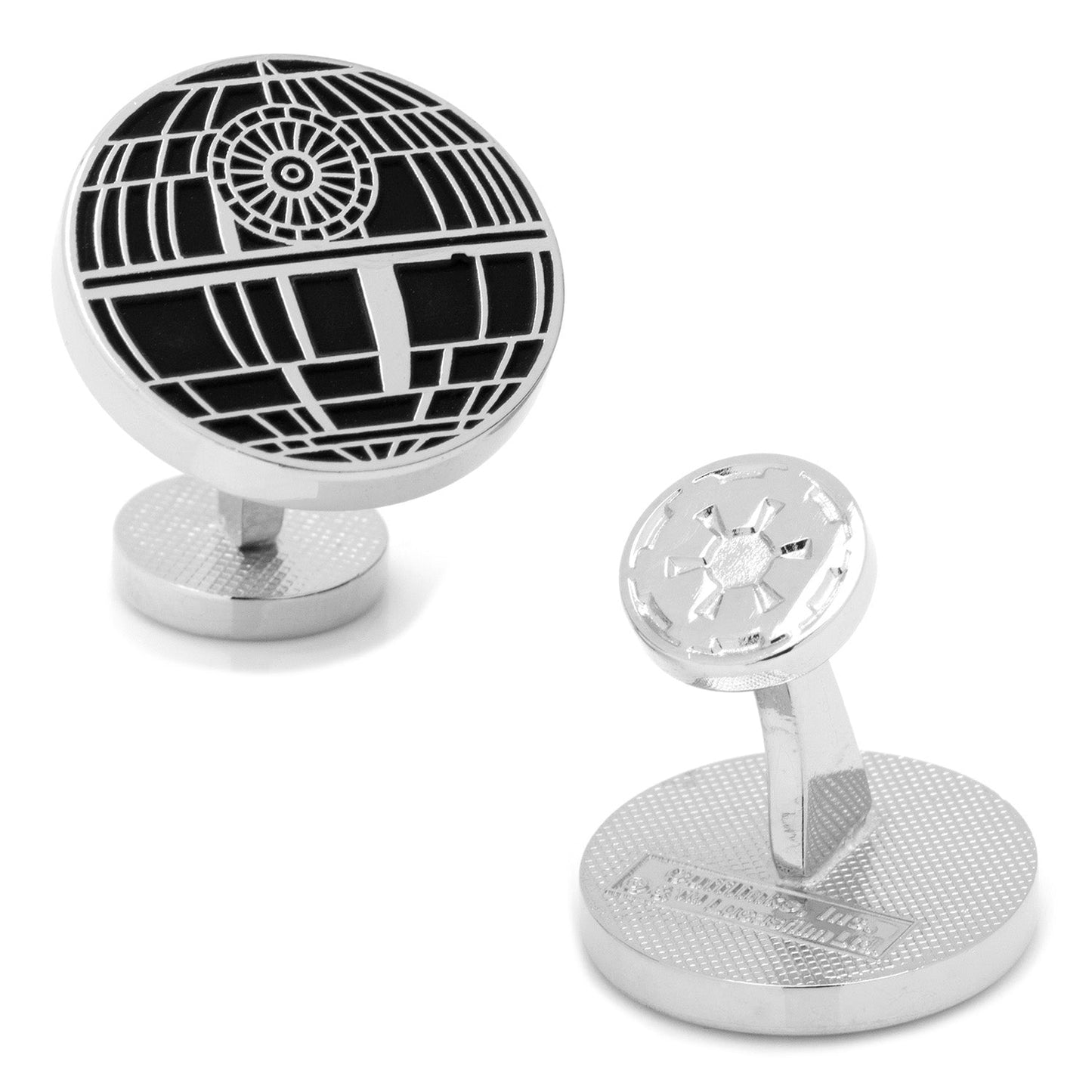 Star Wars Death Star Recessed Matte Cufflinks