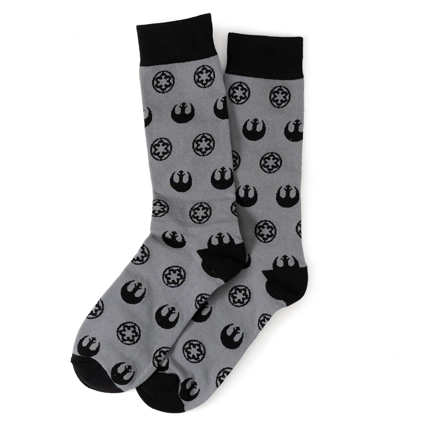 Star Wars Darth Vader Black, White, and Gray Dress Socks and Lapel Pin Gift Set