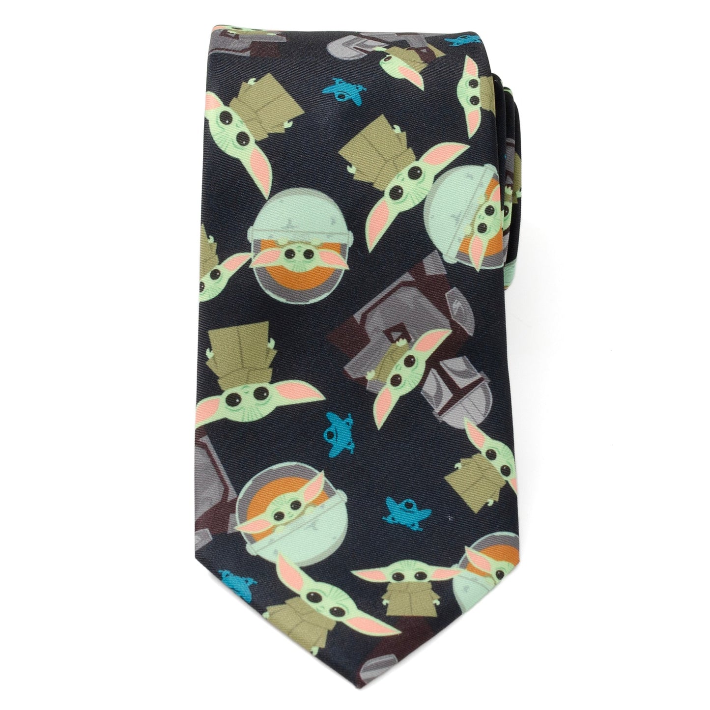 Star Wars Mando Grogu Navy Men's Tie