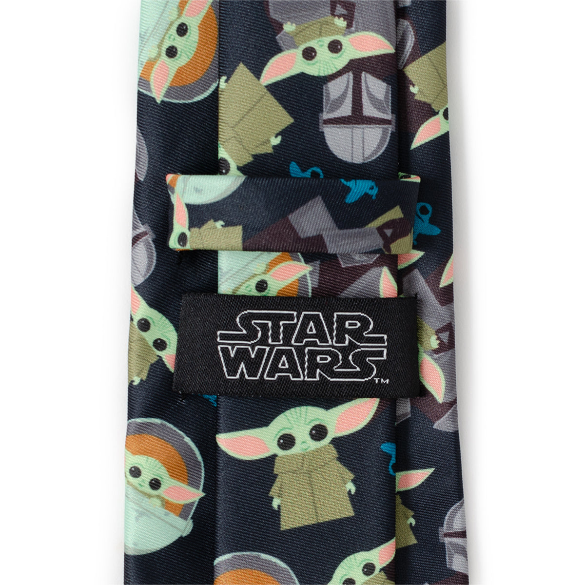 Star Wars Mando Grogu Navy Men's Tie