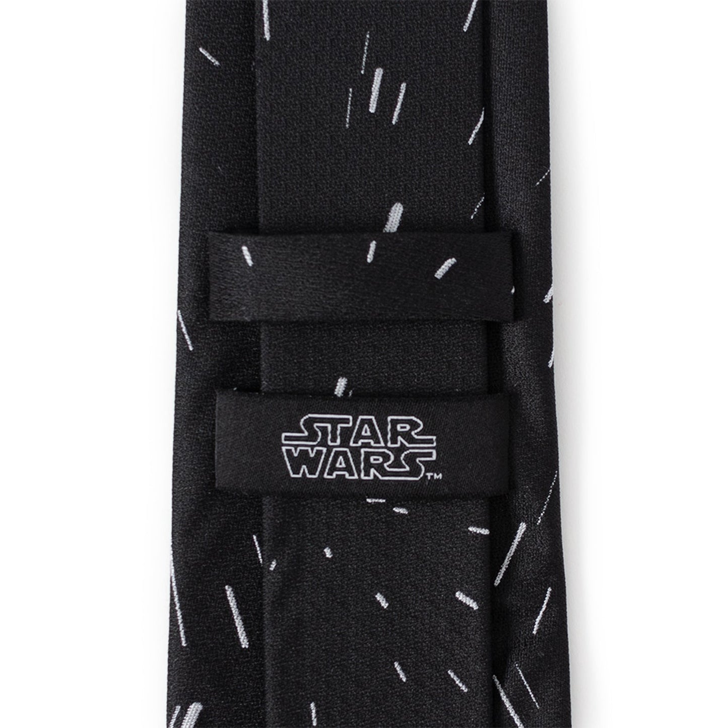 Star Wars Hyperspace Black Tie with Hidden Message