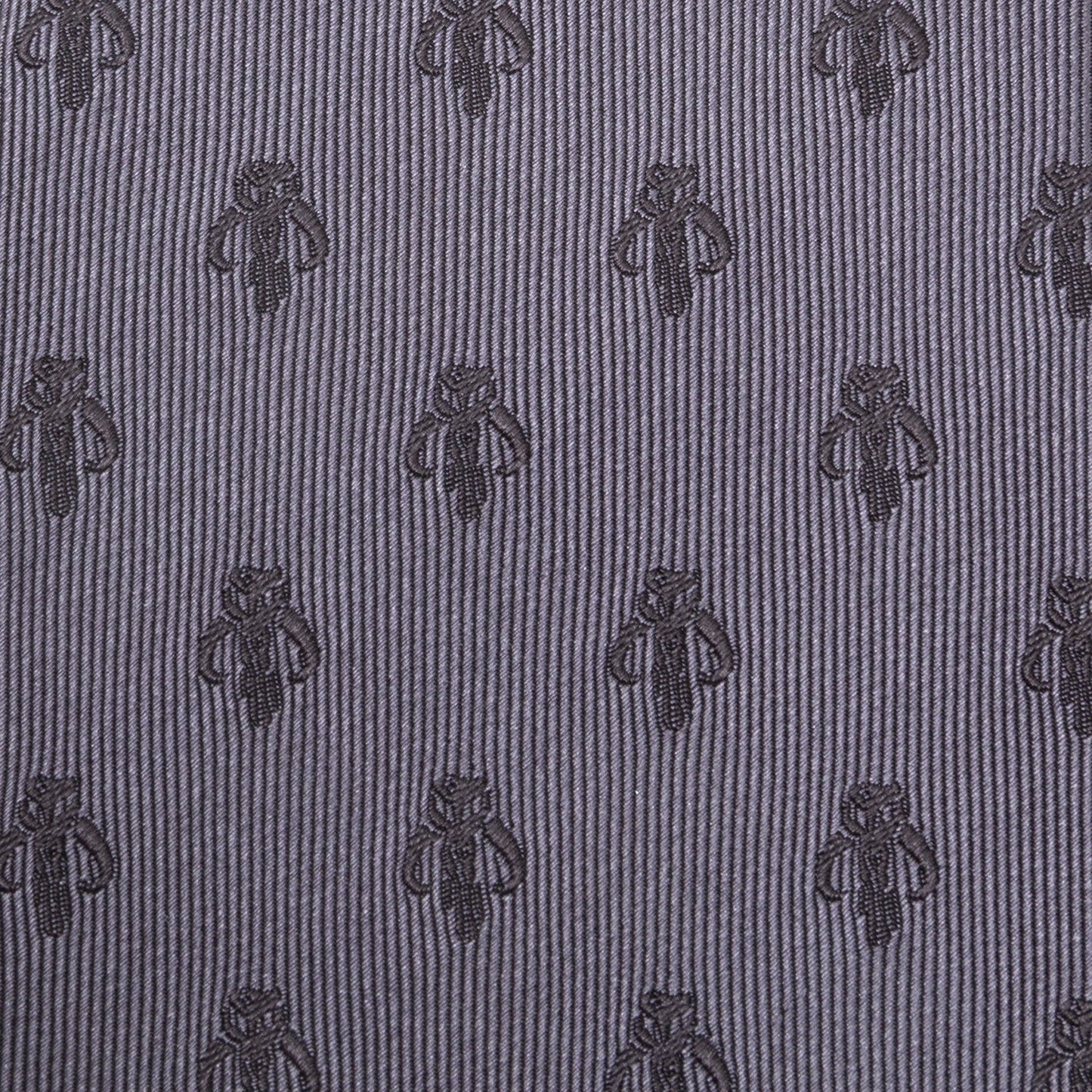 Star Wars Mandalorian Mythosaur Gray Silk Tie