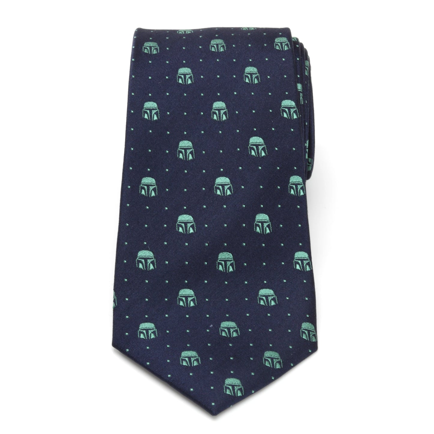 Star Wars Mandalorian Navy Dotted Tie