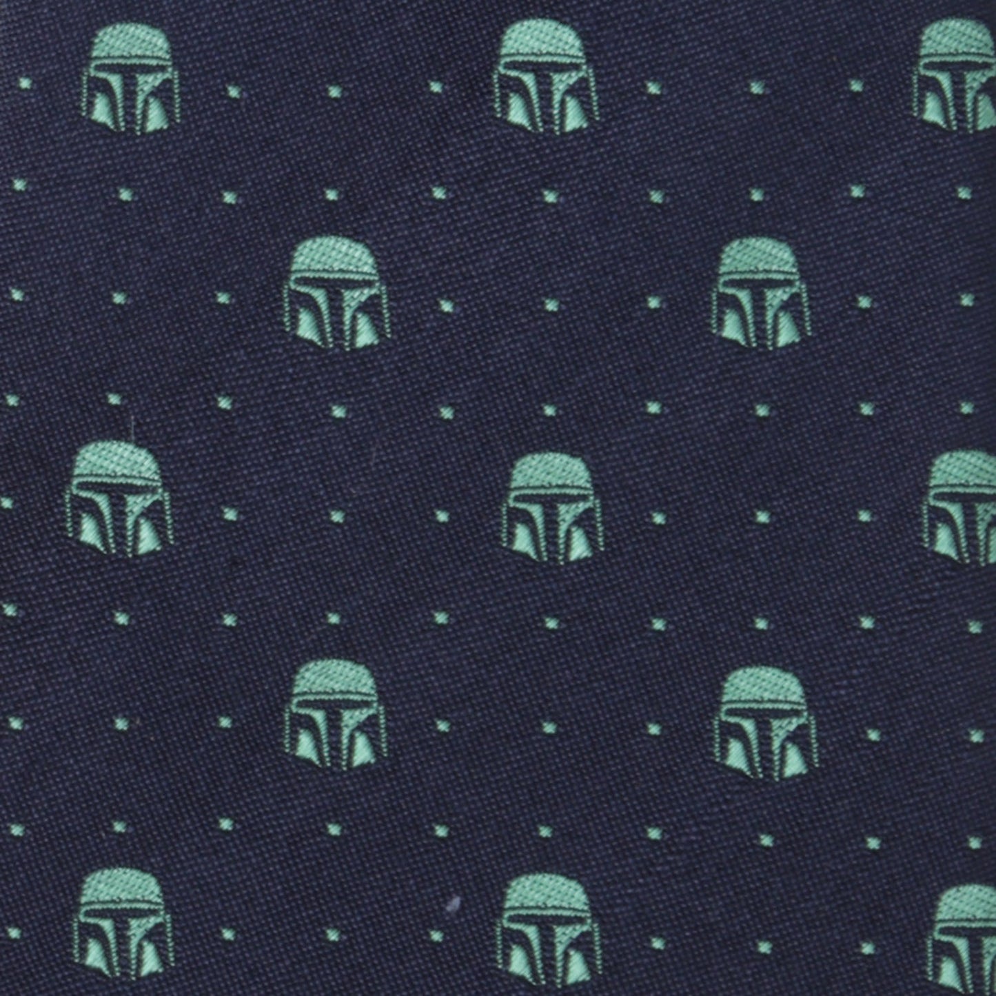 Star Wars Mandalorian Navy Dotted Tie