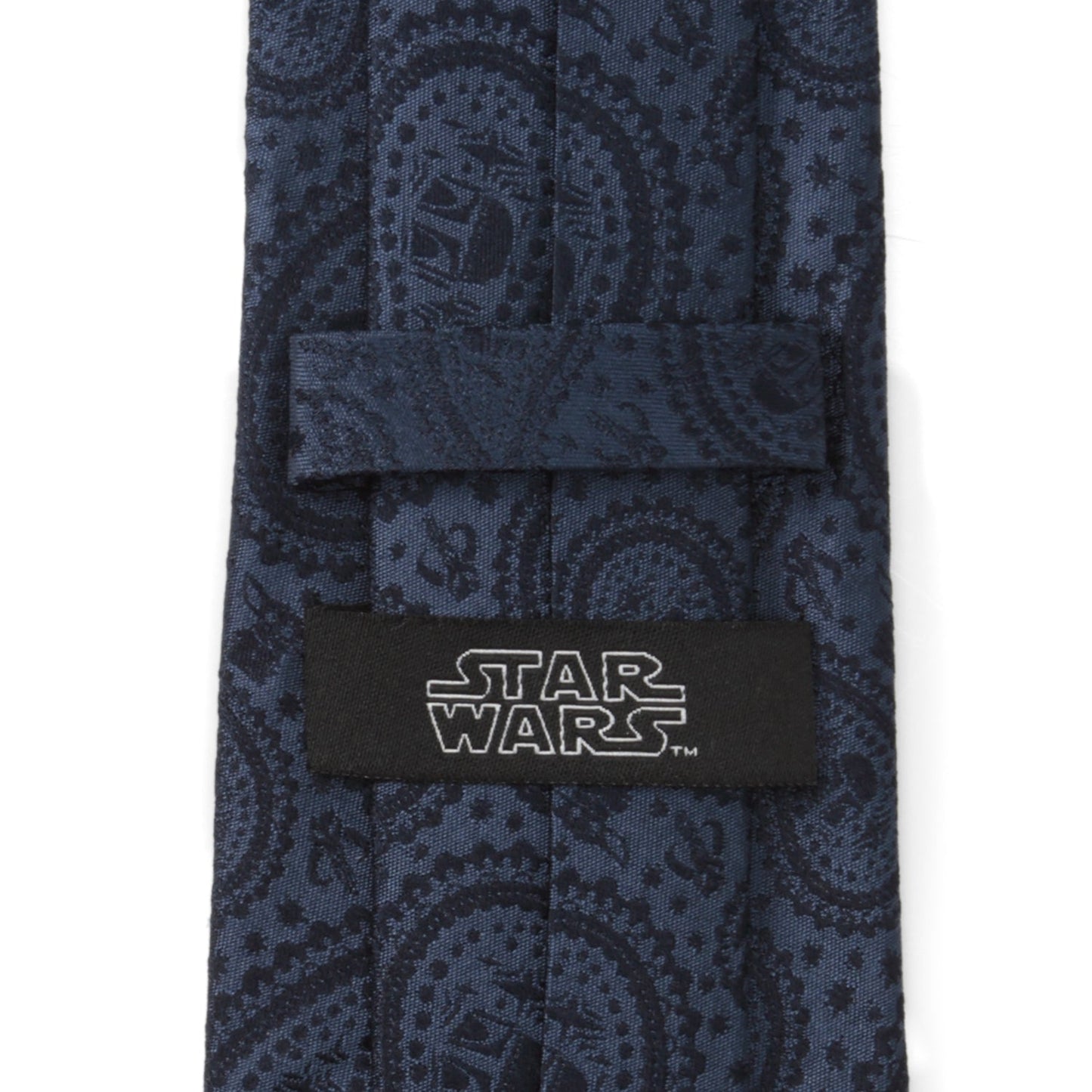 Star Wars Mandalorian and Grogu Navy Paisley Tie