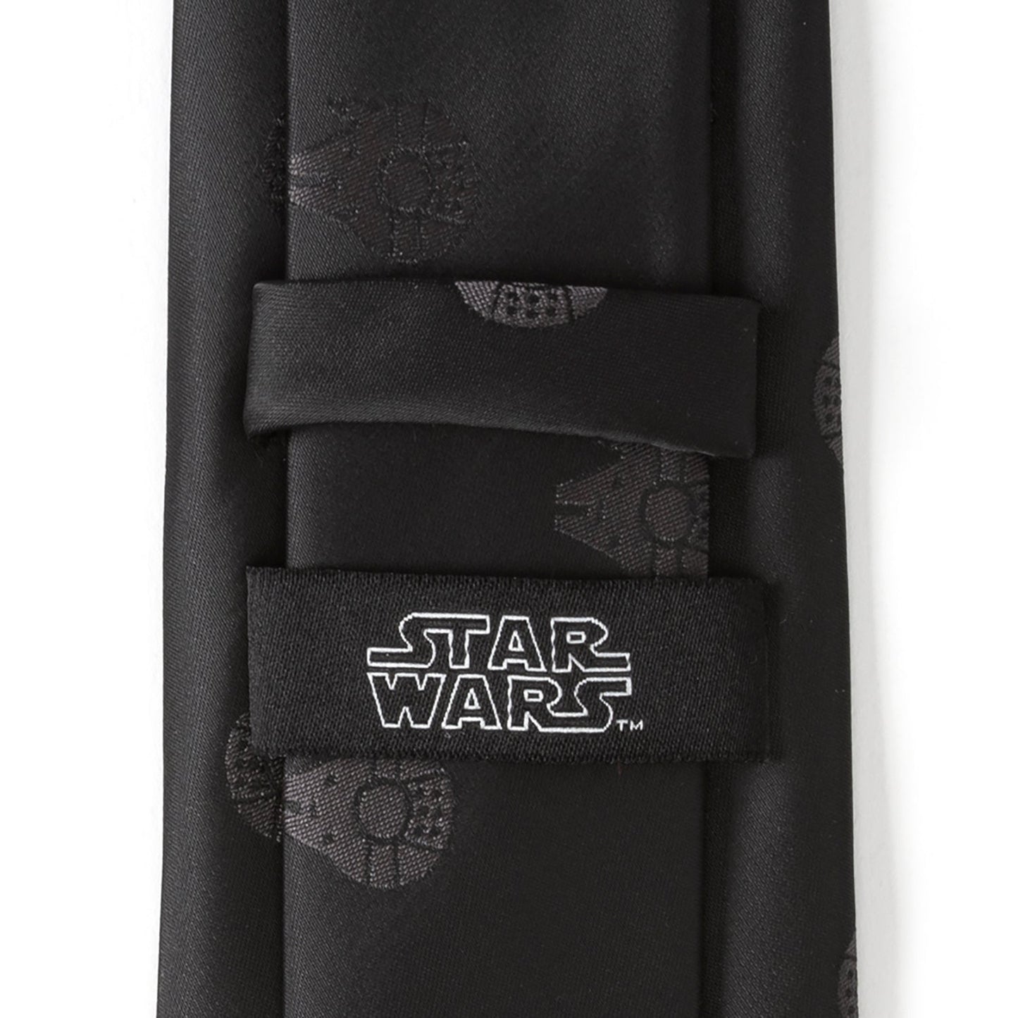 Star Wars Millennium Falcon Black Tonal Tie