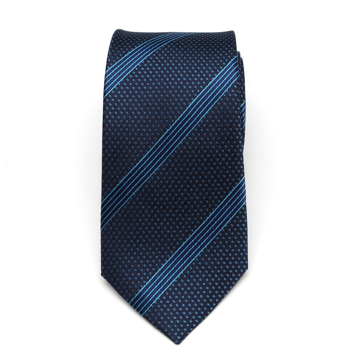 Star Wars Millennium Falcon Blue Striped Tie