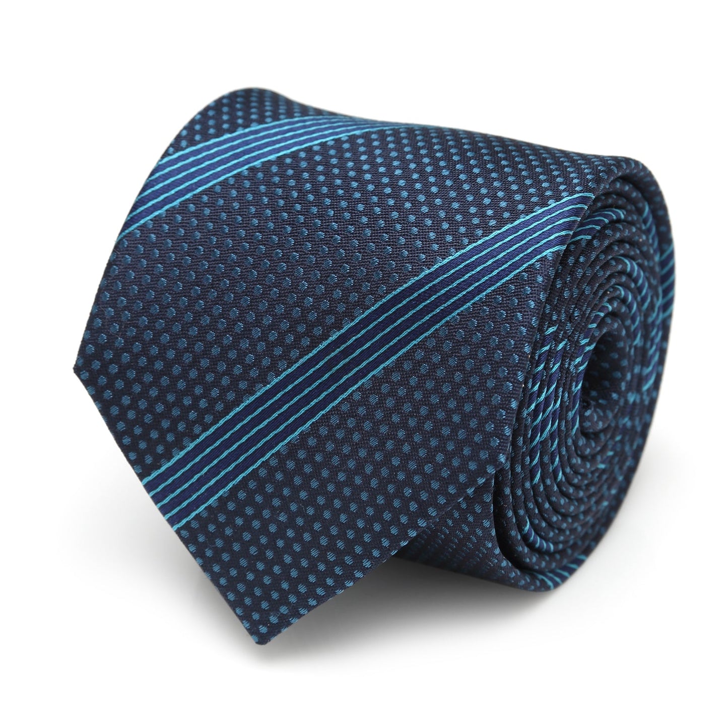 Star Wars Millennium Falcon Blue Striped Tie