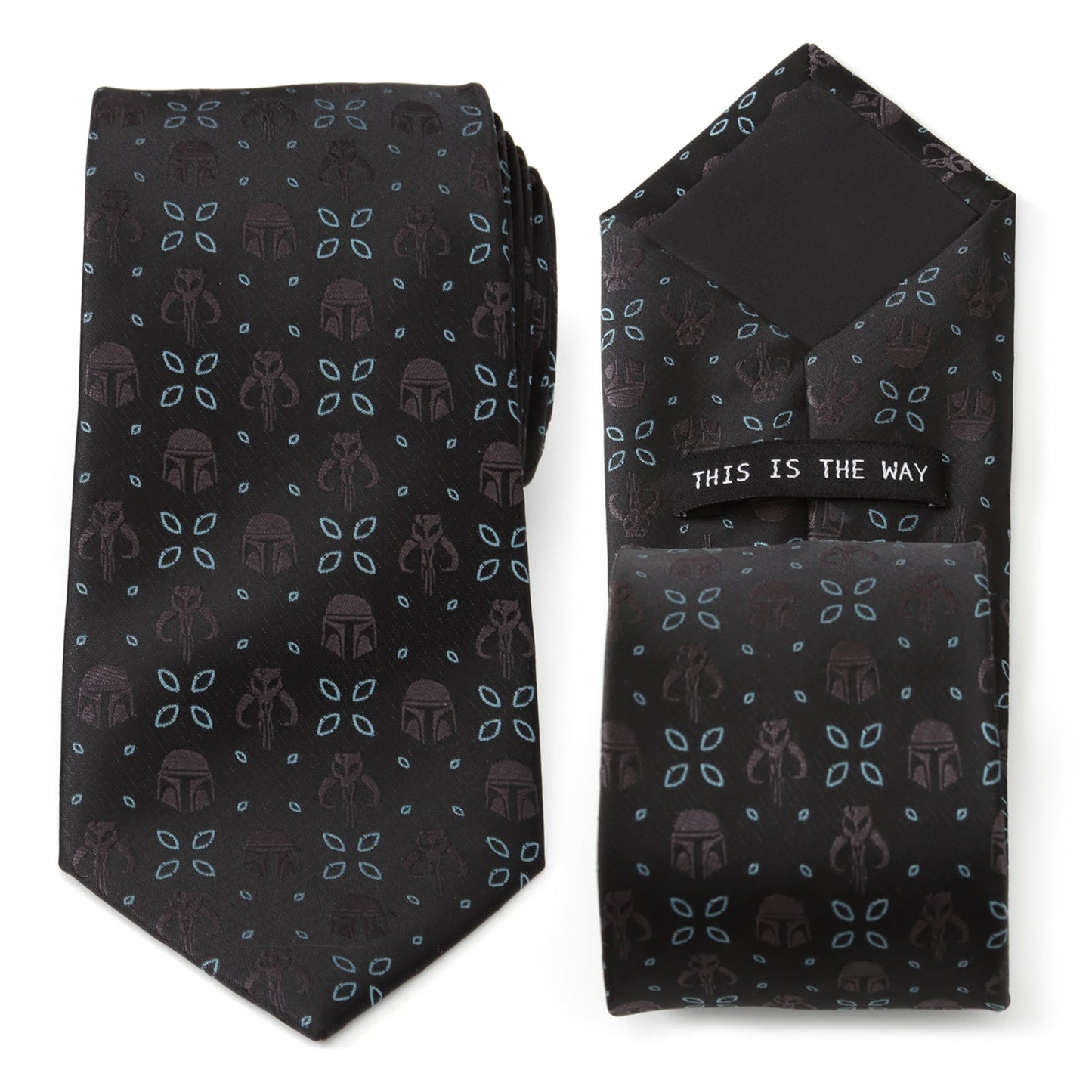 Star Wars Mandalorian Motif Black Tie