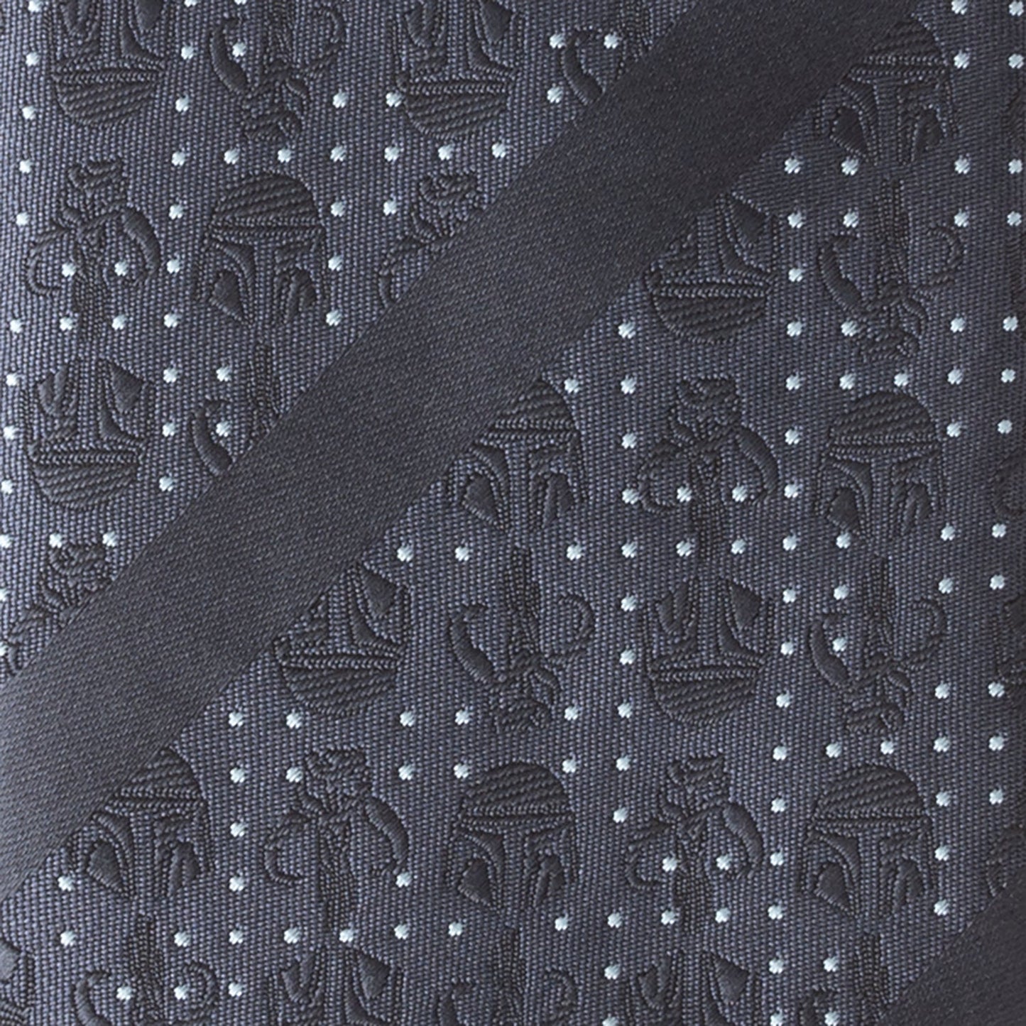 Star Wars Mandalorian Blue Dotted Striped Tie