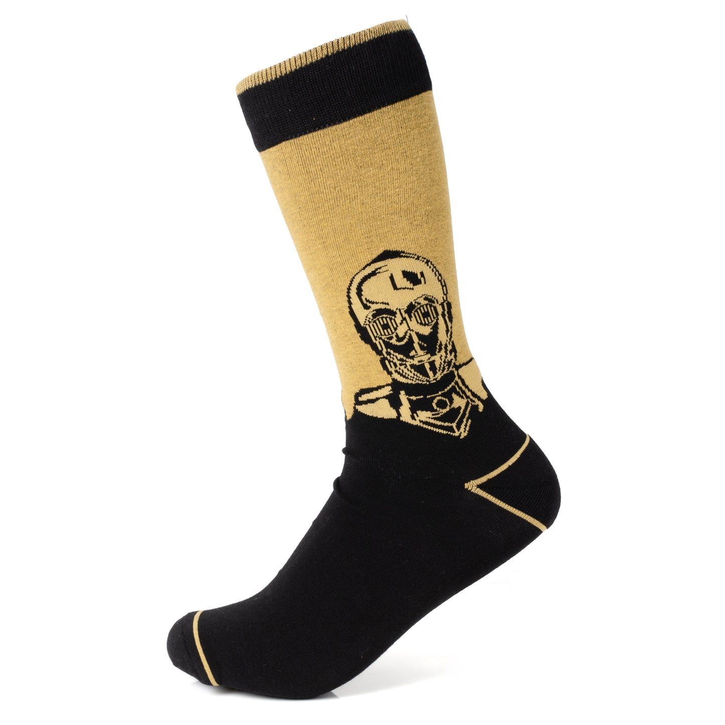 Star Wars C-3PO Dress Socks and R2-D2 Lapel Pin Gift Set