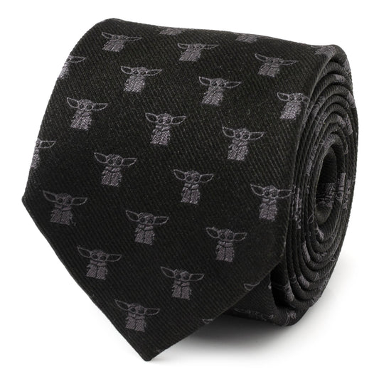 Star Wars Grogu Black Tie