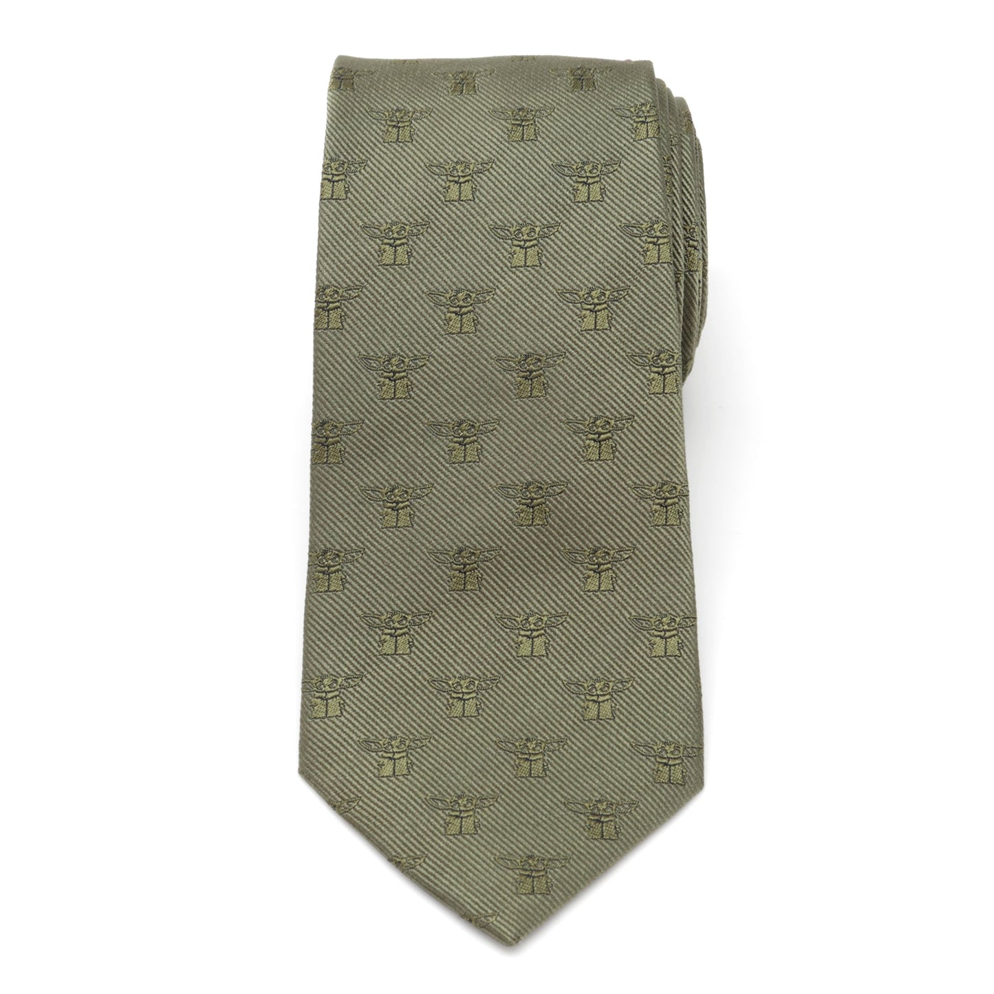 Star Wars Grogu Sage Green Tie