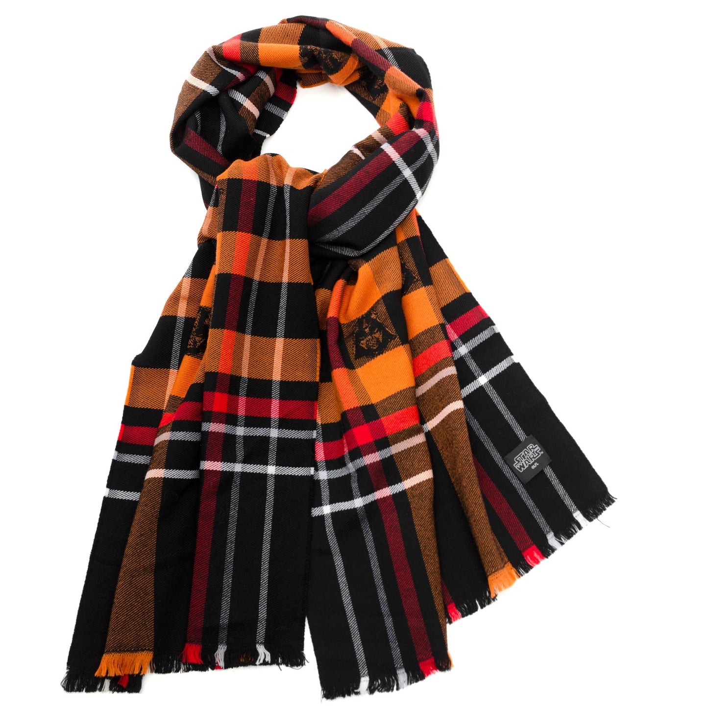 Star Wars Darth Vader Black Tartan Scarf