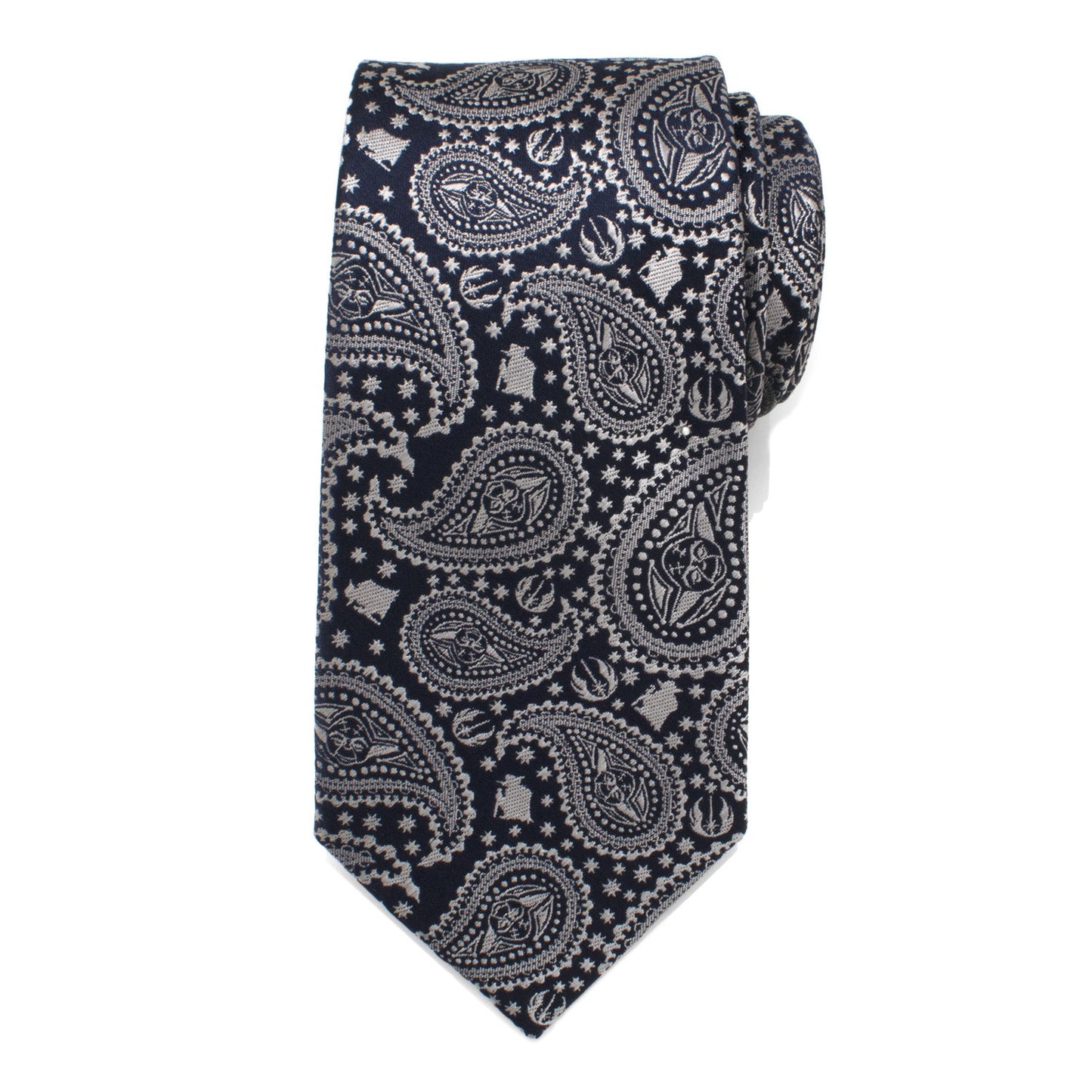 Star Wars Yoda Navy Paisley Tie