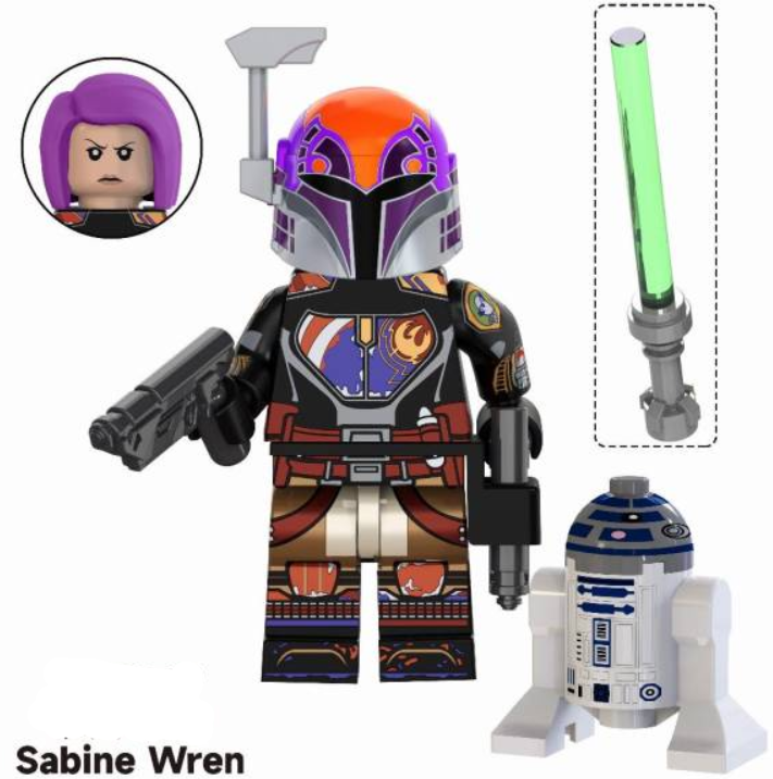 Star Wars Lego Custom Minifigure - Sabine Wren